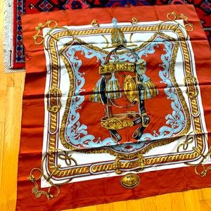 Authentic Hermes scarf! Beautiful pattern, Bride De Cour @ Hermes Paris